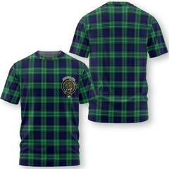 Clan Abercrombie Tartan Men T Shirt Crest And Plaid Basic Style