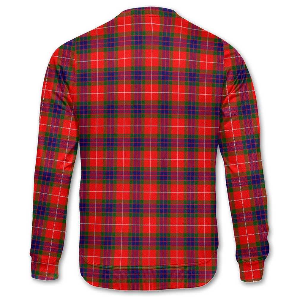 Clan Abernethy Tartan Women Sweatshirt Crest And Plaid Basic Style