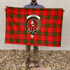 Clan Adair Tartan Flag Crest And Plaid Basic Style