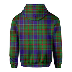 Clan Adam Tartan Men Hoodie Crest And Plaid Basic Style