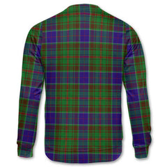 Clan Adam Tartan Men Sweatshirt Crest And Plaid Basic Style