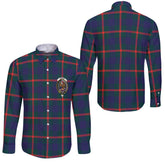 Clan Agnew Tartan Long Sleeve Button Shirt Crest And Plaid Basic Style