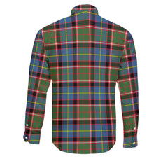 Clan Aikenhead Tartan Long Sleeve Button Shirt Crest And Plaid Basic Style