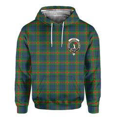 Clan Aiton Tartan Women Hoodie Crest And Plaid Basic Style