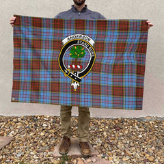Clan Anderson Tartan Flag Crest And Plaid Basic Style