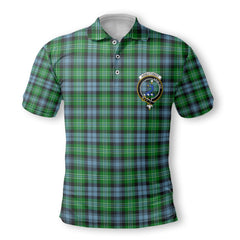 Clan Arbuthnot Tartan Men Polo Shirt Crest And Plaid Basic Style