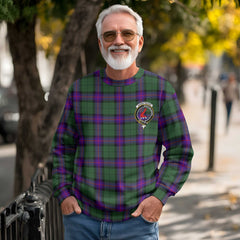 Clan Armstrong Tartan Men Sweatshirt Crest And Plaid Basic Style