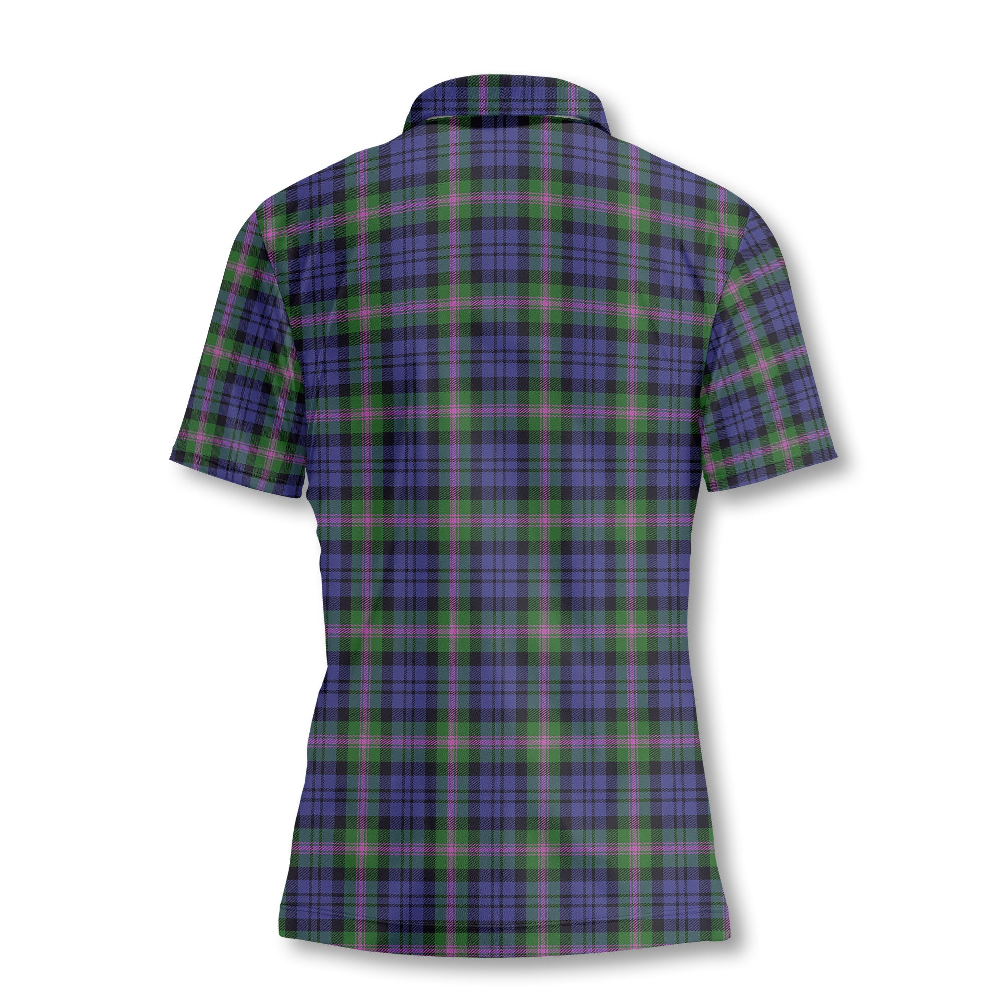 Clan Baird Tartan Women Polo Shirt Crest And Plaid Basic Style