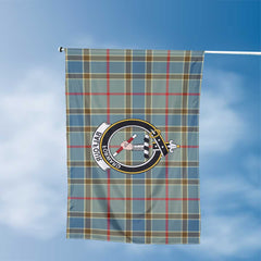 Clan Balfour Tartan Flag Crest And Plaid Basic Style