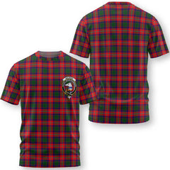 Clan Belshes Tartan Men T Shirt Crest And Plaid Basic Style