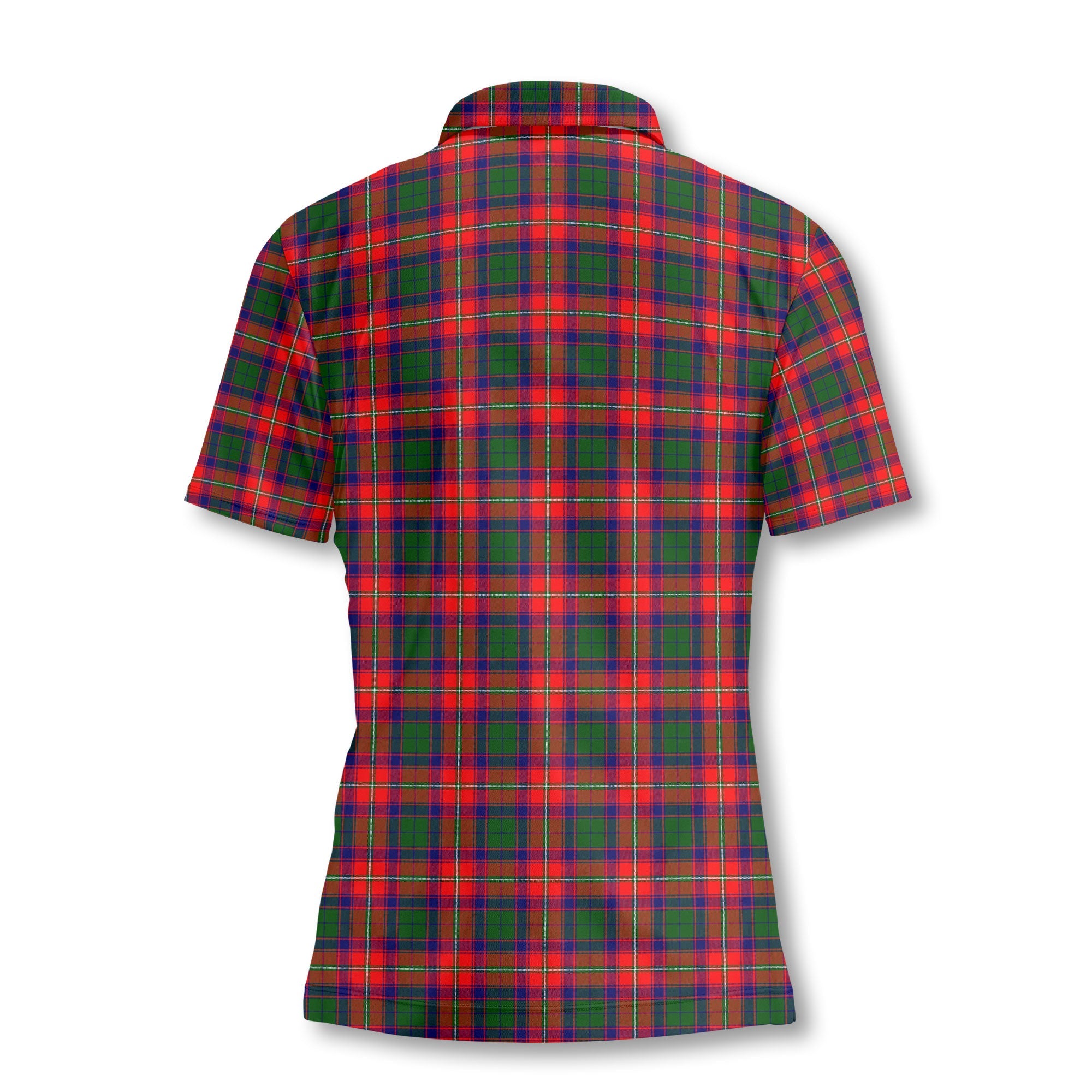 Clan Belshes Tartan Women Polo Shirt Crest And Plaid Basic Style