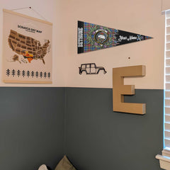 Clan Bethune Tartan Felt Pennant Crest And Plaid Basic Style