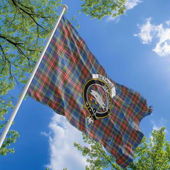 Clan Bethune Tartan Flag Crest And Plaid Basic Style