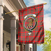 Clan Binning Of Wallifoord Tartan Garden Flag Crest And Plaid Basic Style