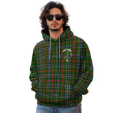 Clan Bisset Tartan Men Hoodie Crest And Plaid Basic Style