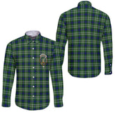 Clan Blackadder Tartan Long Sleeve Button Shirt Crest And Plaid Basic Style