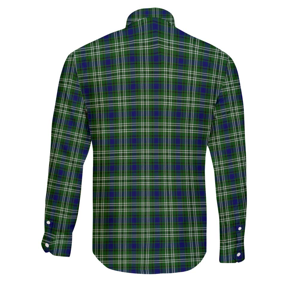 Clan Blackadder Tartan Long Sleeve Button Shirt Crest And Plaid Basic Style