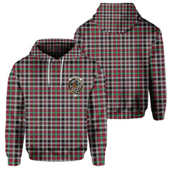 Clan Borthwick Tartan Women Hoodie Crest And Plaid Basic Style