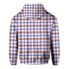 Clan Boswell Tartan Men Hoodie Crest And Plaid Basic Style