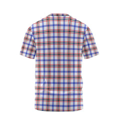 Clan Boswell Tartan Men T Shirt Crest And Plaid Basic Style