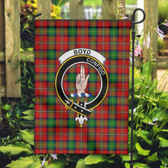 Clan Boyd Tartan Garden Flag Crest And Plaid Basic Style