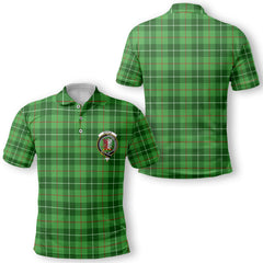 Clan Boyle Tartan Golf Men Polo Shirt Crest And Plaid Basic Style