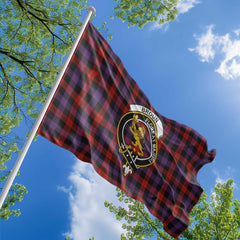Clan Broun Tartan Flag Crest And Plaid Basic Style