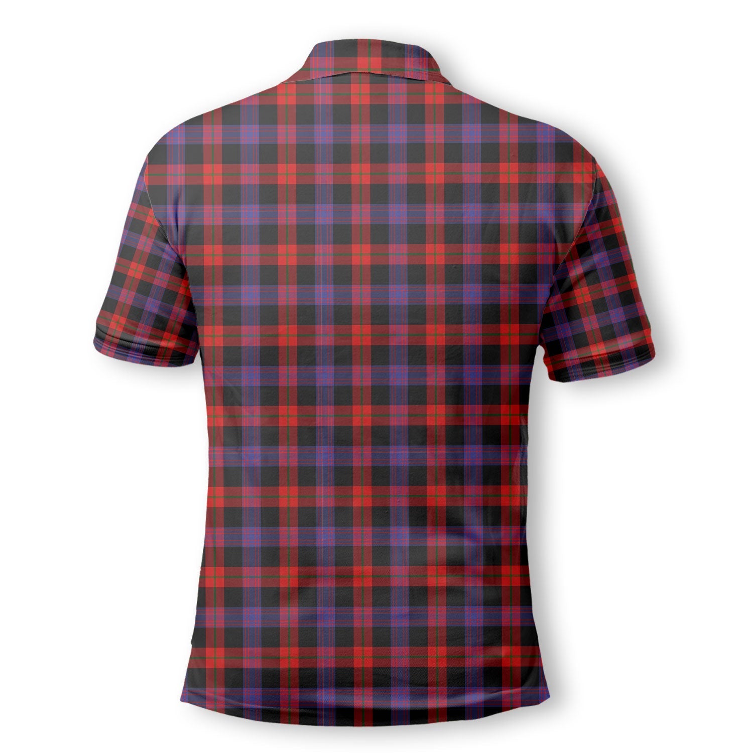 Clan Broun Tartan Men Polo Shirt Crest And Plaid Basic Style