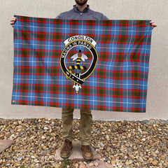 Clan Congilton Tartan Flag Crest And Plaid Basic Style