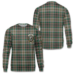 Clan Craig Tartan Women Sweatshirt Crest And Plaid Basic Style