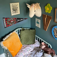 Clan Cunningham Tartan Felt Pennant Crest And Plaid Basic Style