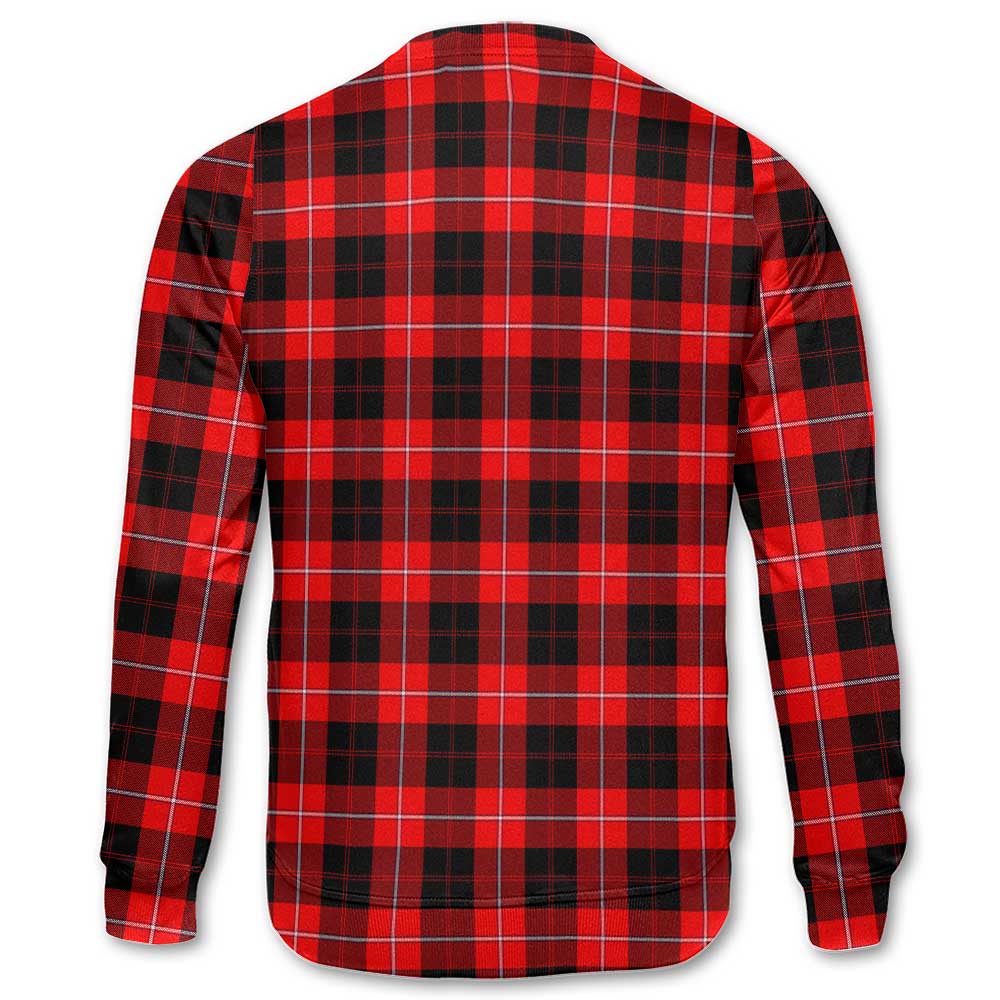 Clan Cunningham Tartan Men Sweatshirt Crest And Plaid Basic Style