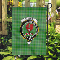 Clan Currie Tartan Garden Flag Crest And Plaid Basic Style