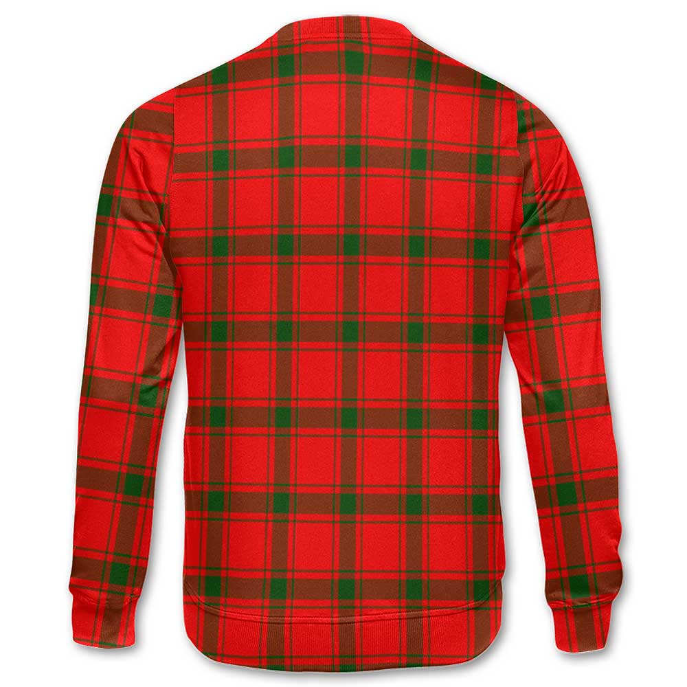 Clan Darroch Tartan Men Sweatshirt Crest And Plaid Basic Style