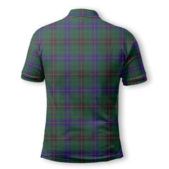 Clan Davidson Tartan Golf Men Polo Shirt Crest And Plaid Basic Style
