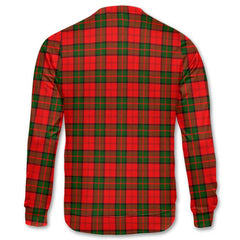 Clan Dunbar Tartan Men Sweatshirt Crest And Plaid Basic Style