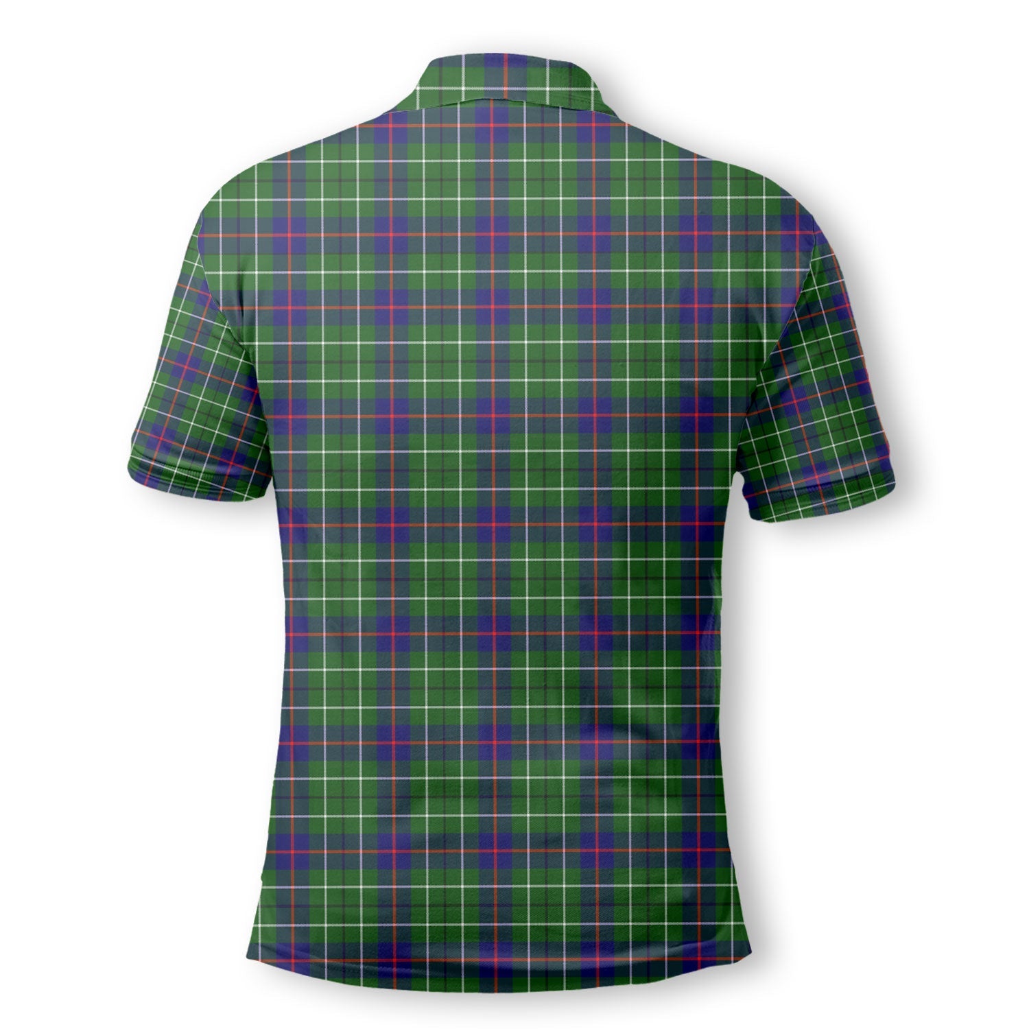 Clan Duncan Tartan Men Polo Shirt Crest And Plaid Basic Style