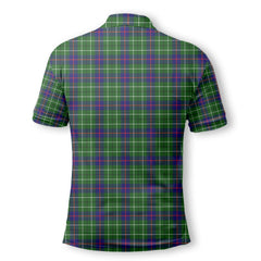 Clan Duncan Tartan Men Polo Shirt Crest And Plaid Basic Style