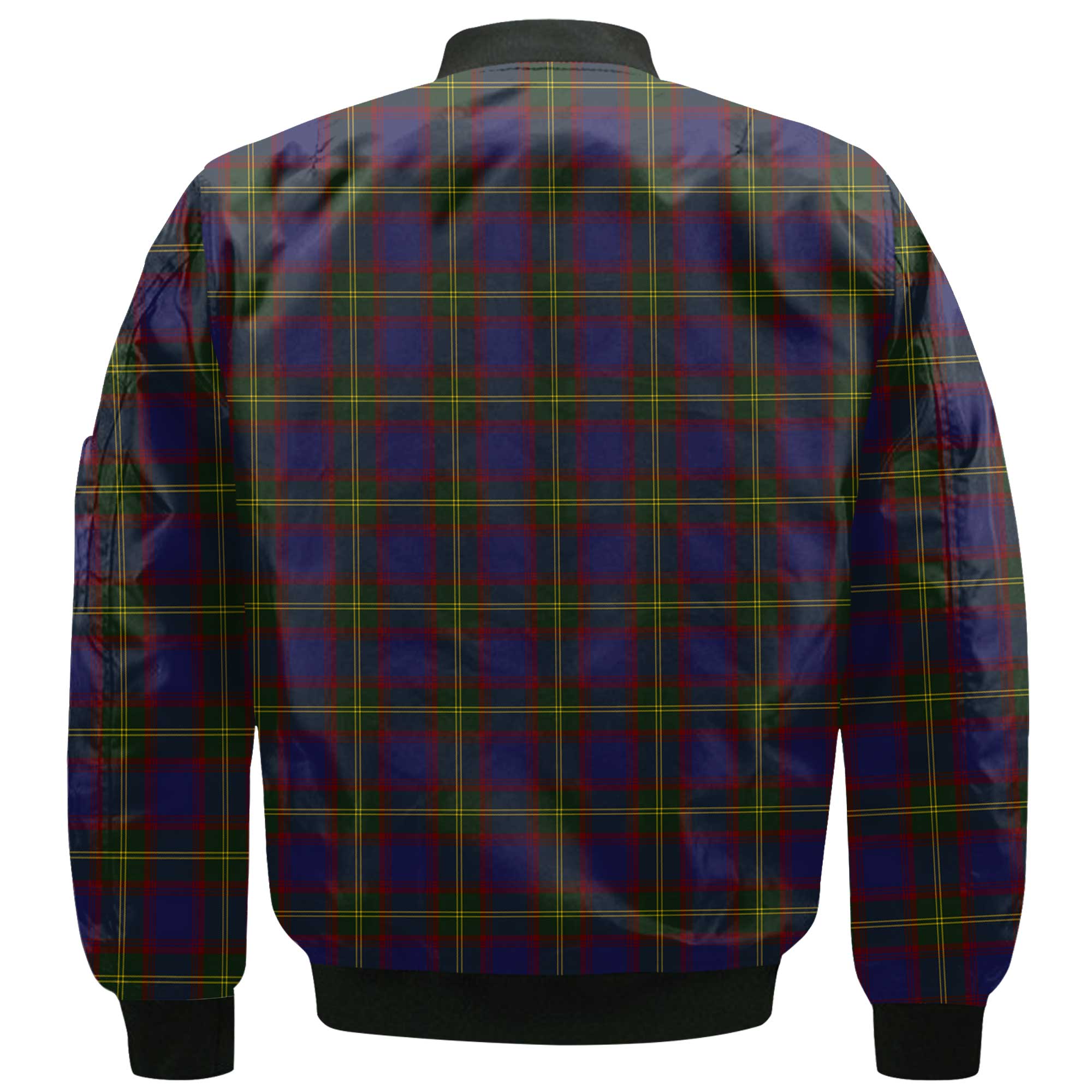 Clan Durie Tartan Women Bomber Jacket Crest And Plaid Basic Style