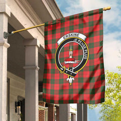 Clan Erskine Tartan Garden Flag Crest And Plaid Basic Style