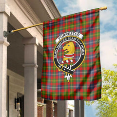 Clan Forrester Tartan Garden Flag Crest And Plaid Basic Style