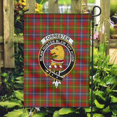 Clan Forrester Tartan Garden Flag Crest And Plaid Basic Style