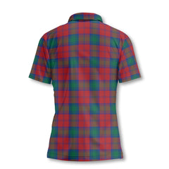 Clan Fotheringham Tartan Women Polo Shirt Crest And Plaid Basic Style