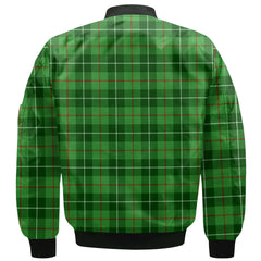 Clan Galloway Tartan Women Bomber Jacket Crest And Plaid Basic Style