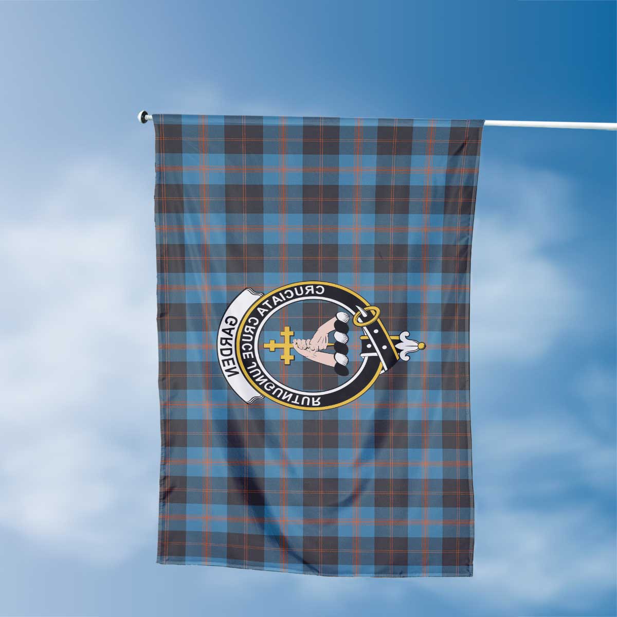 Clan Garden Tartan Flag Crest And Plaid Basic Style
