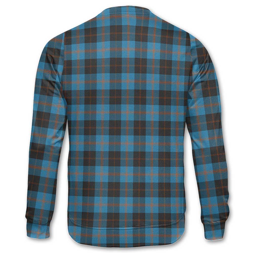 Clan Garden Tartan Men Sweatshirt Crest And Plaid Basic Style