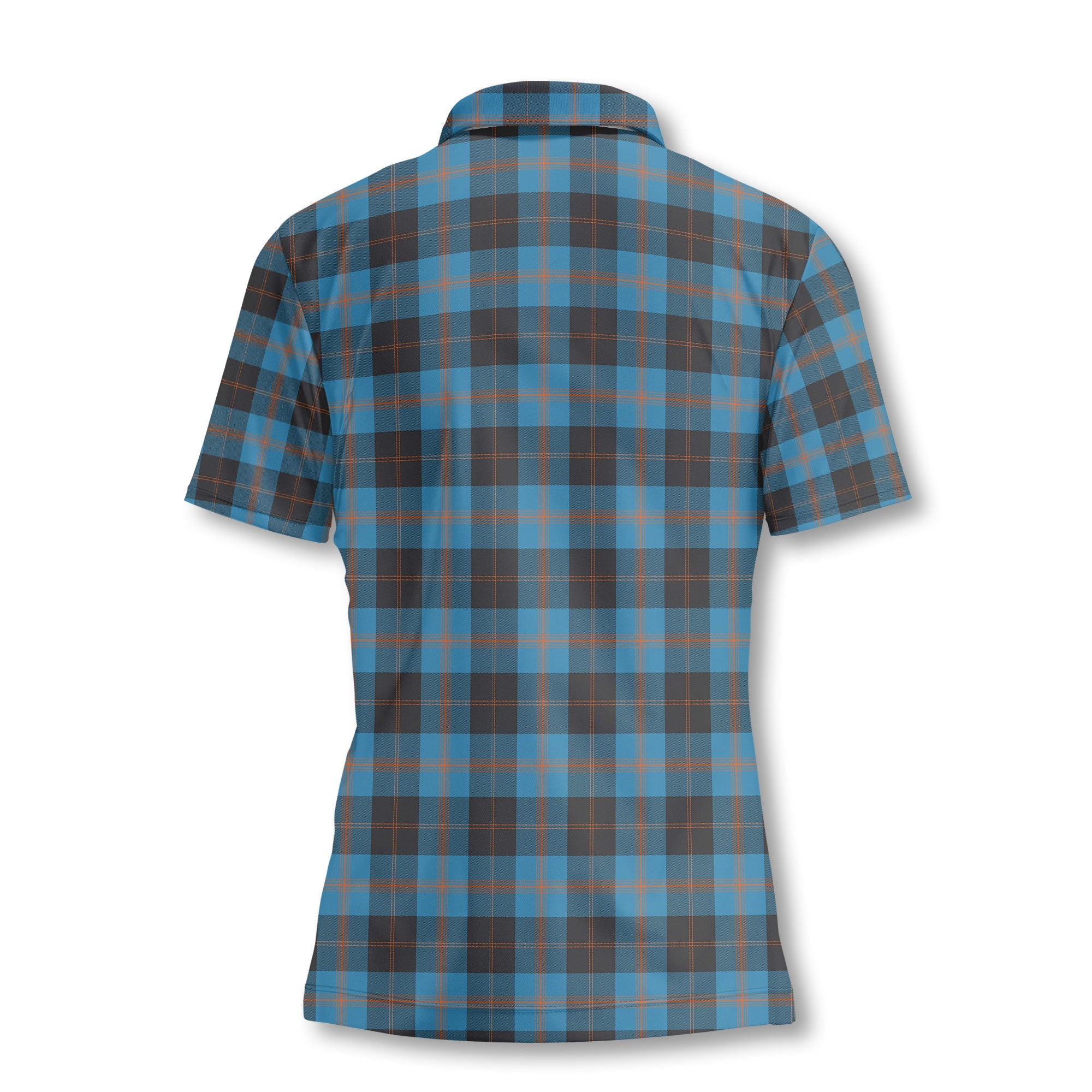 Clan Garden Tartan Women Polo Shirt Crest And Plaid Basic Style