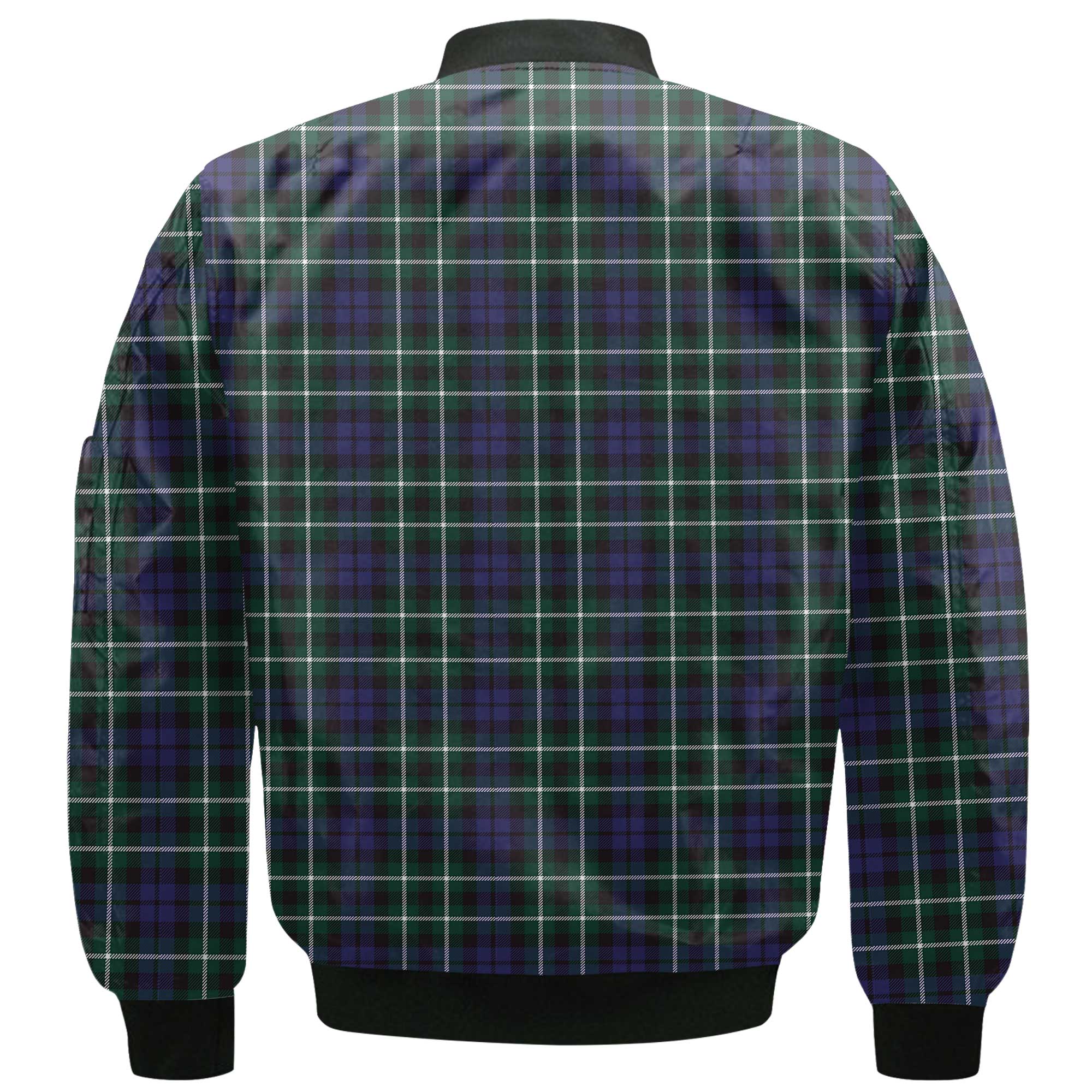 Clan Graham Tartan Men Bomber Jacket Crest And Plaid Basic Style