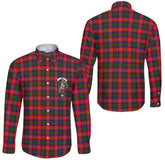 Clan Haig Tartan Long Sleeve Button Shirt Crest And Plaid Basic Style