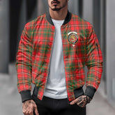 Clan Hay Tartan Men Bomber Jacket Crest And Plaid Basic Style